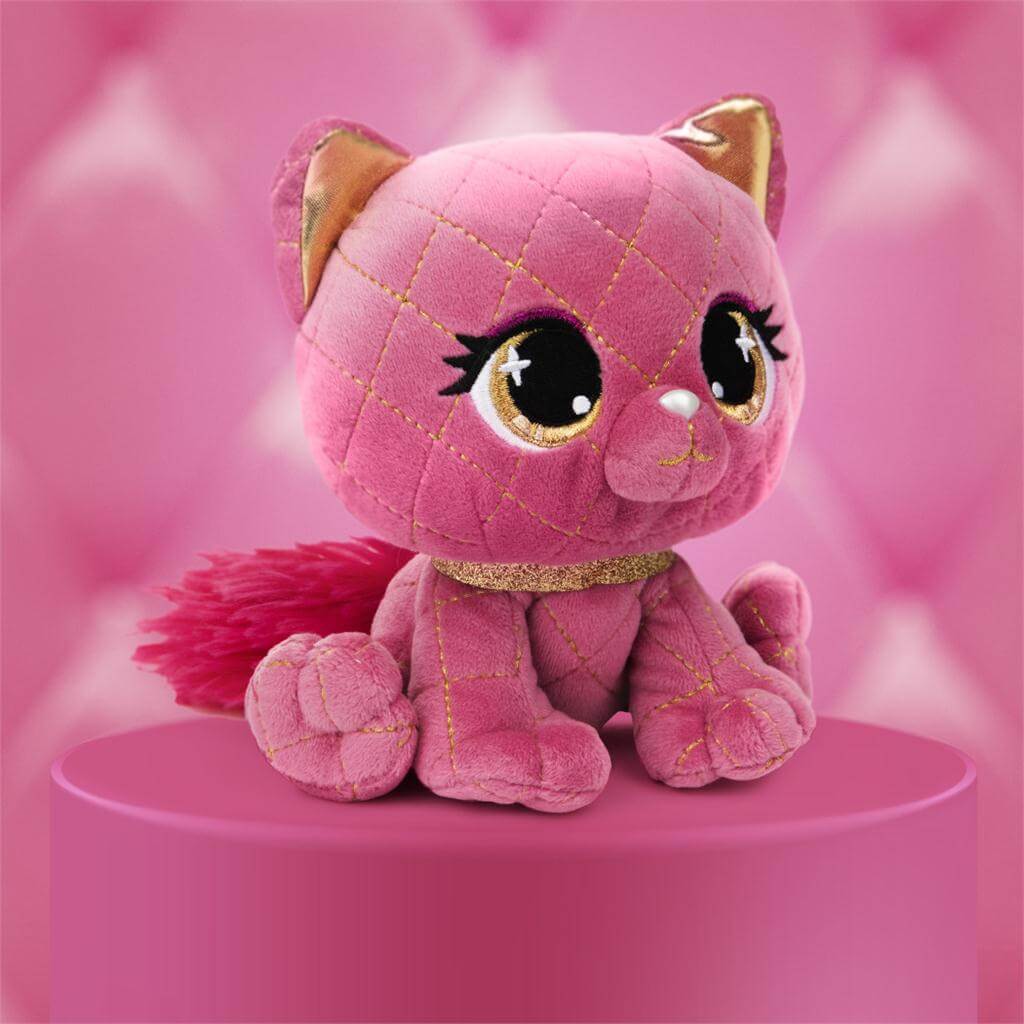 Gund P.Lushes Pets Madame Purrnel Kitty 6 Inch Pink Plush