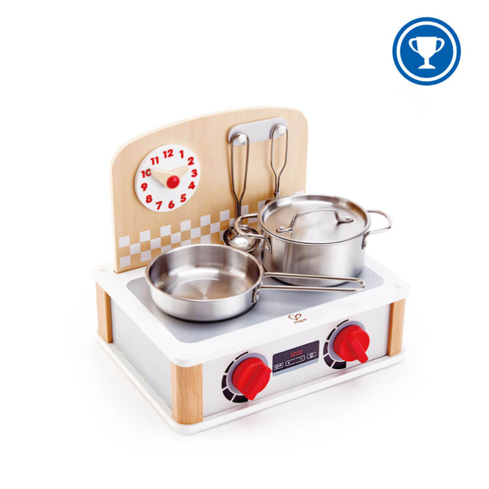 Hape 2-in-1 Kitchen & Grill Set