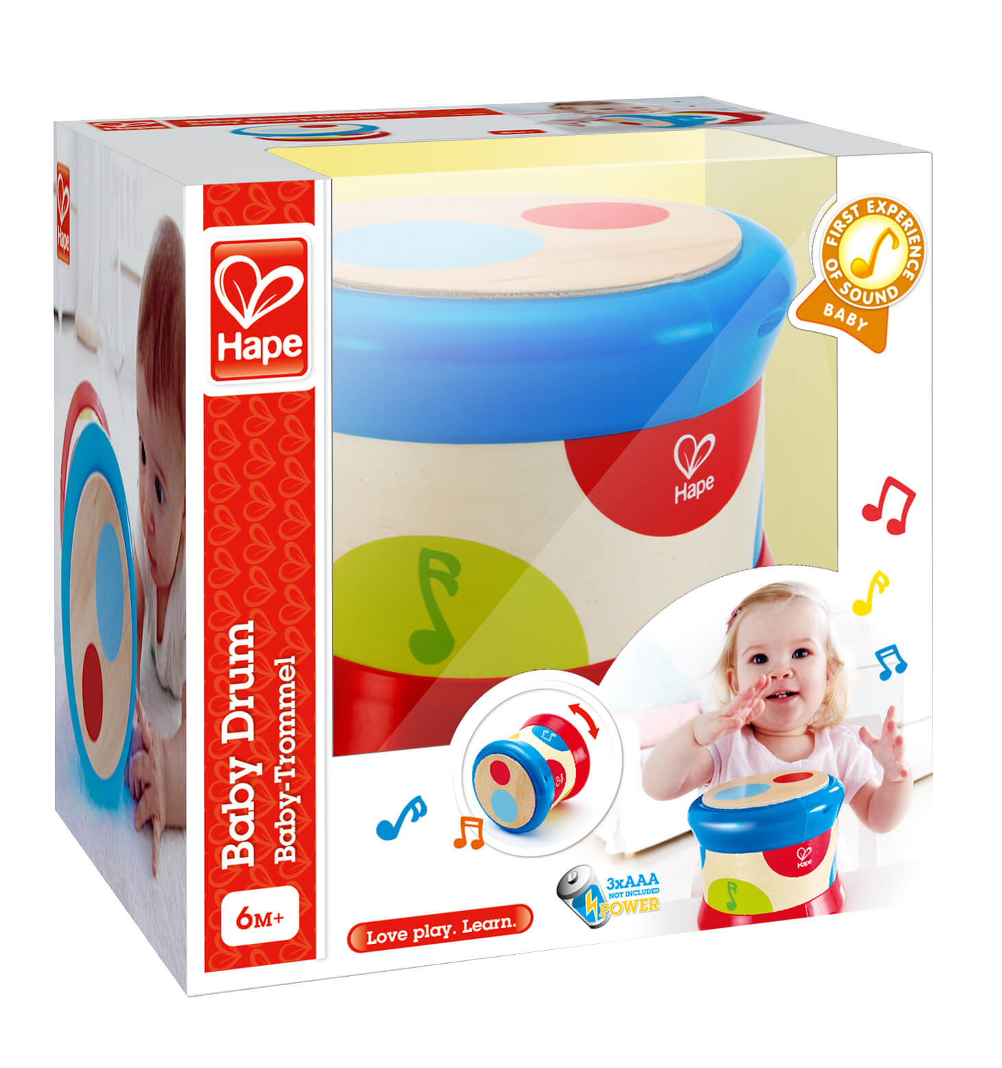 Hape Baby Drum Musical Instrument Toy