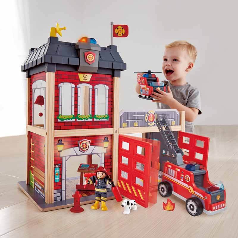 Hape City Fire Station Playset