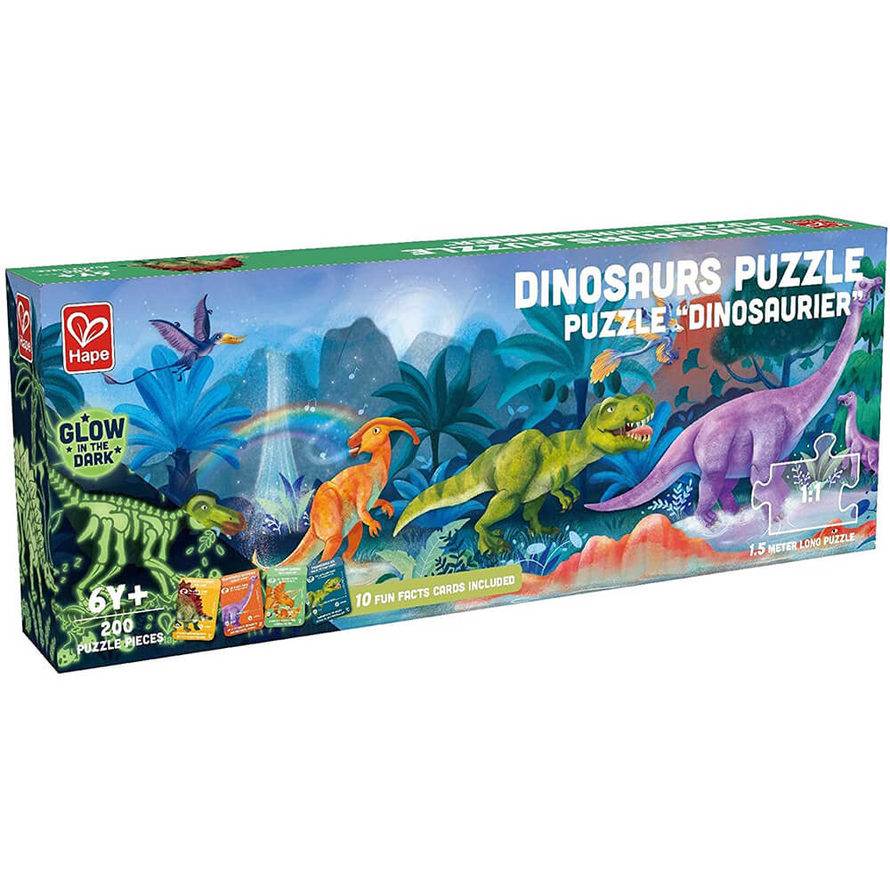 Hape Dinosaurs Puzzle - Glow in the Dark