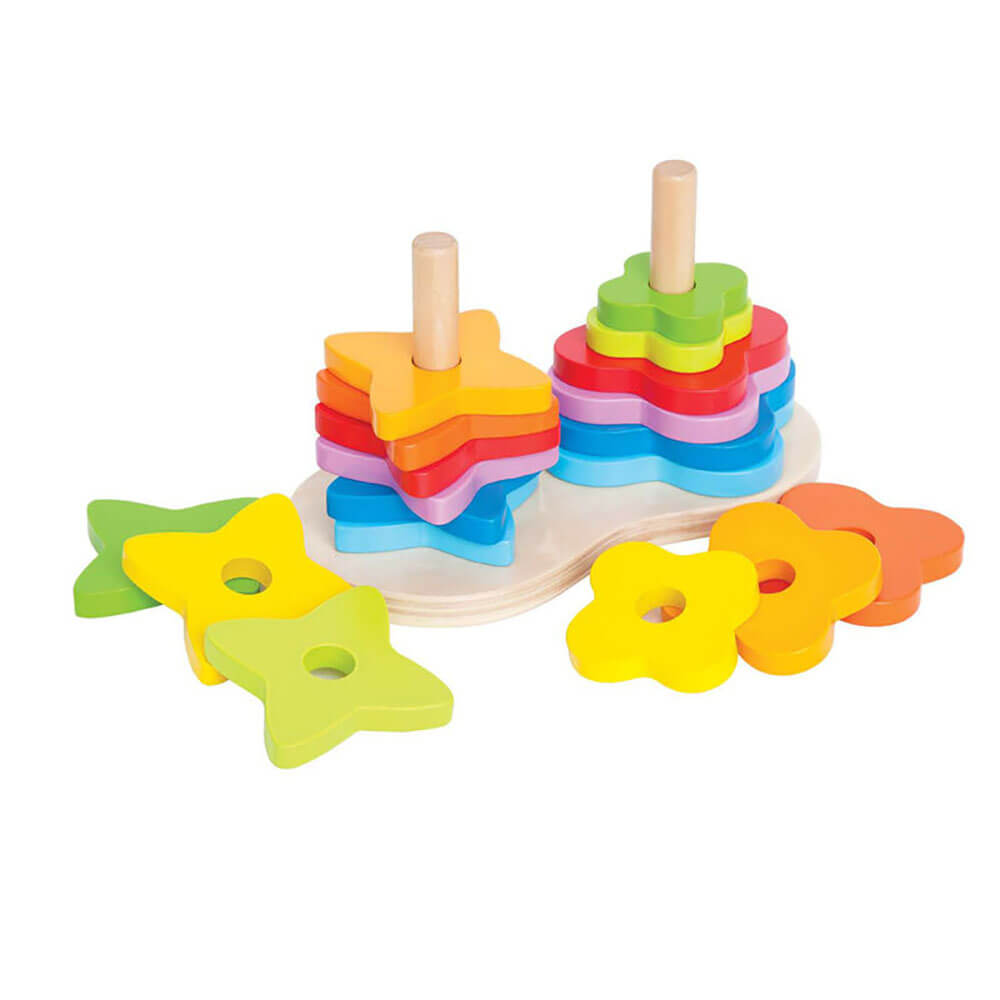 Hape Double Rainbow Stacker