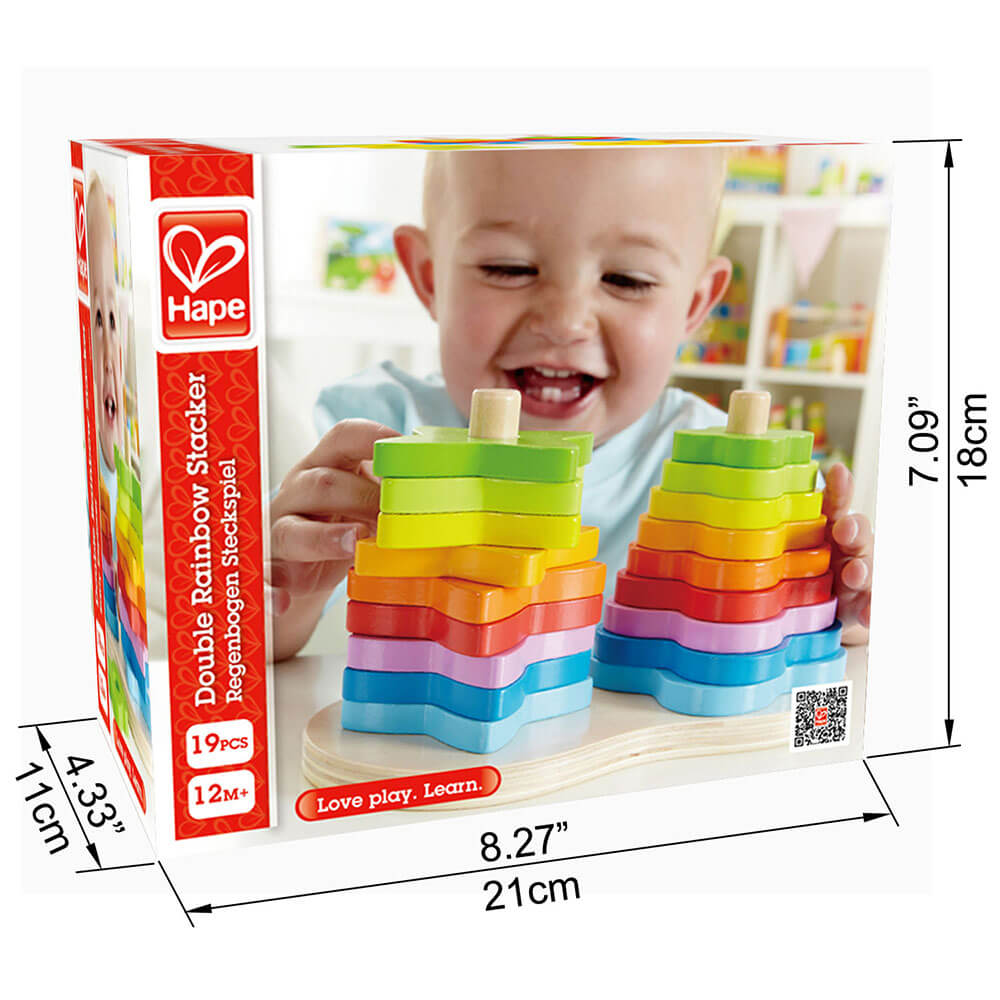 Hape Double Rainbow Stacker