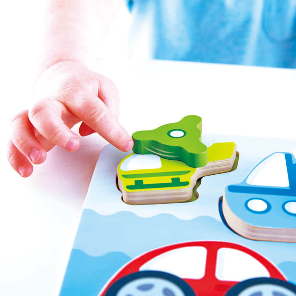 Hape Dynamic Vehicle Puzzle