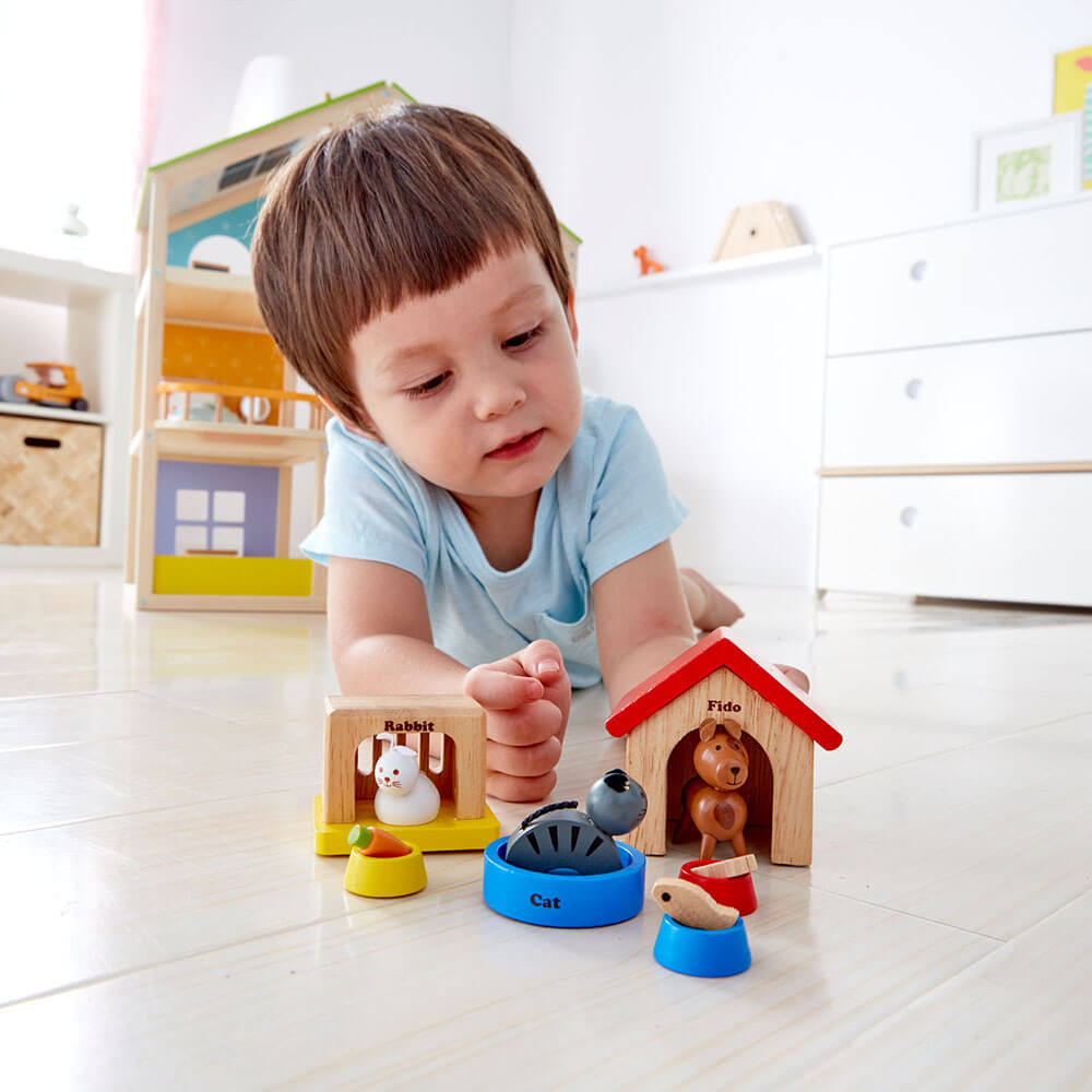 Hape Family Pets Dollhouse Accessories