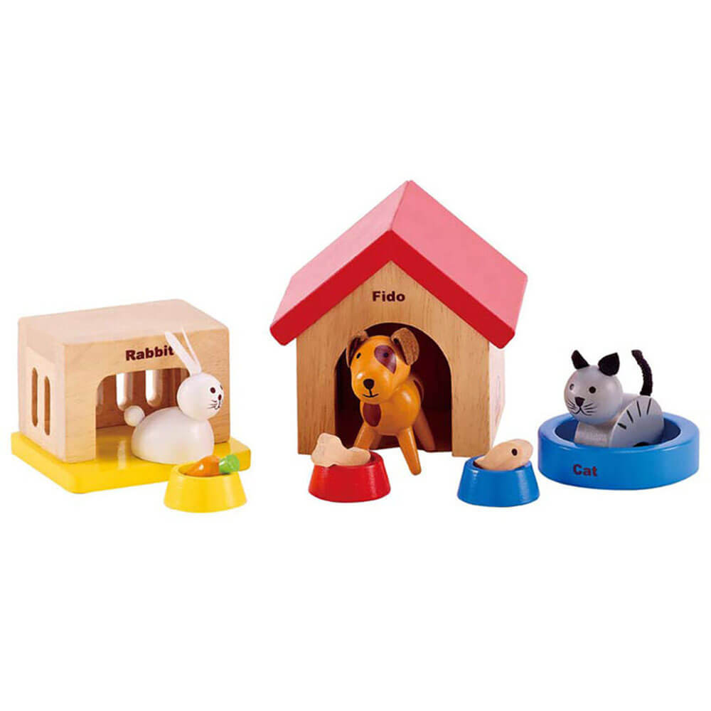 Hape Family Pets Dollhouse Accessories