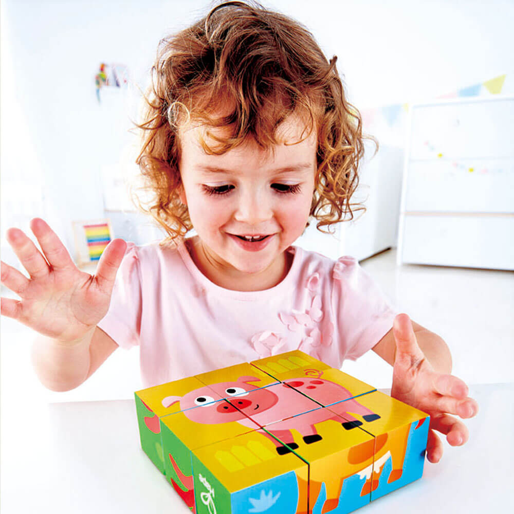 Hape Farm Animal Block Puzzle