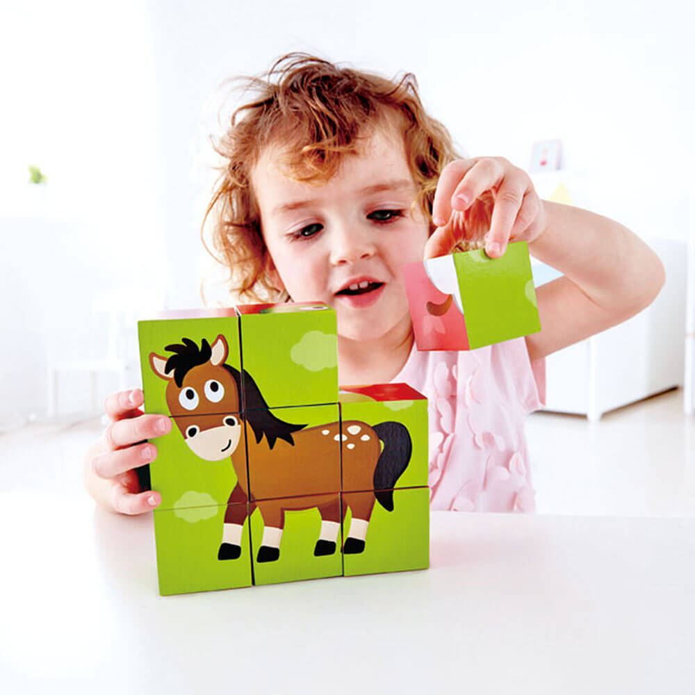 Hape Farm Animal Block Puzzle