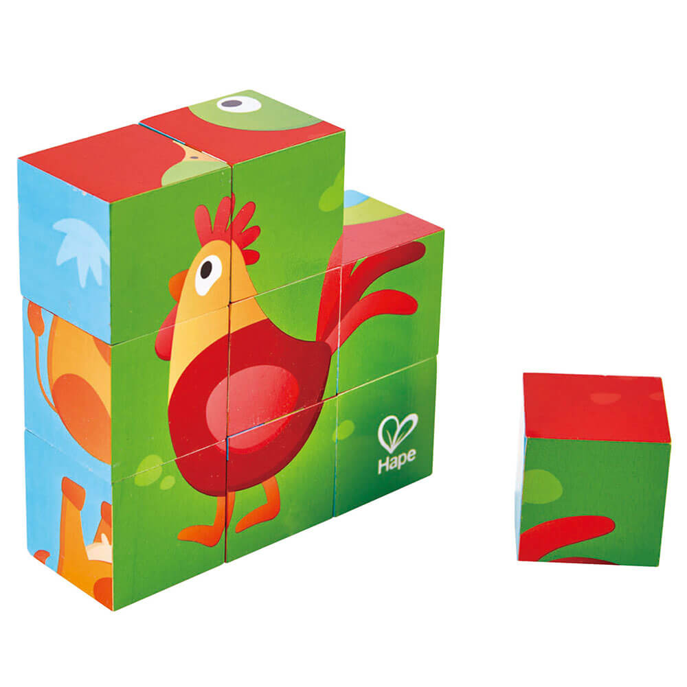 Hape Farm Animal Block Puzzle