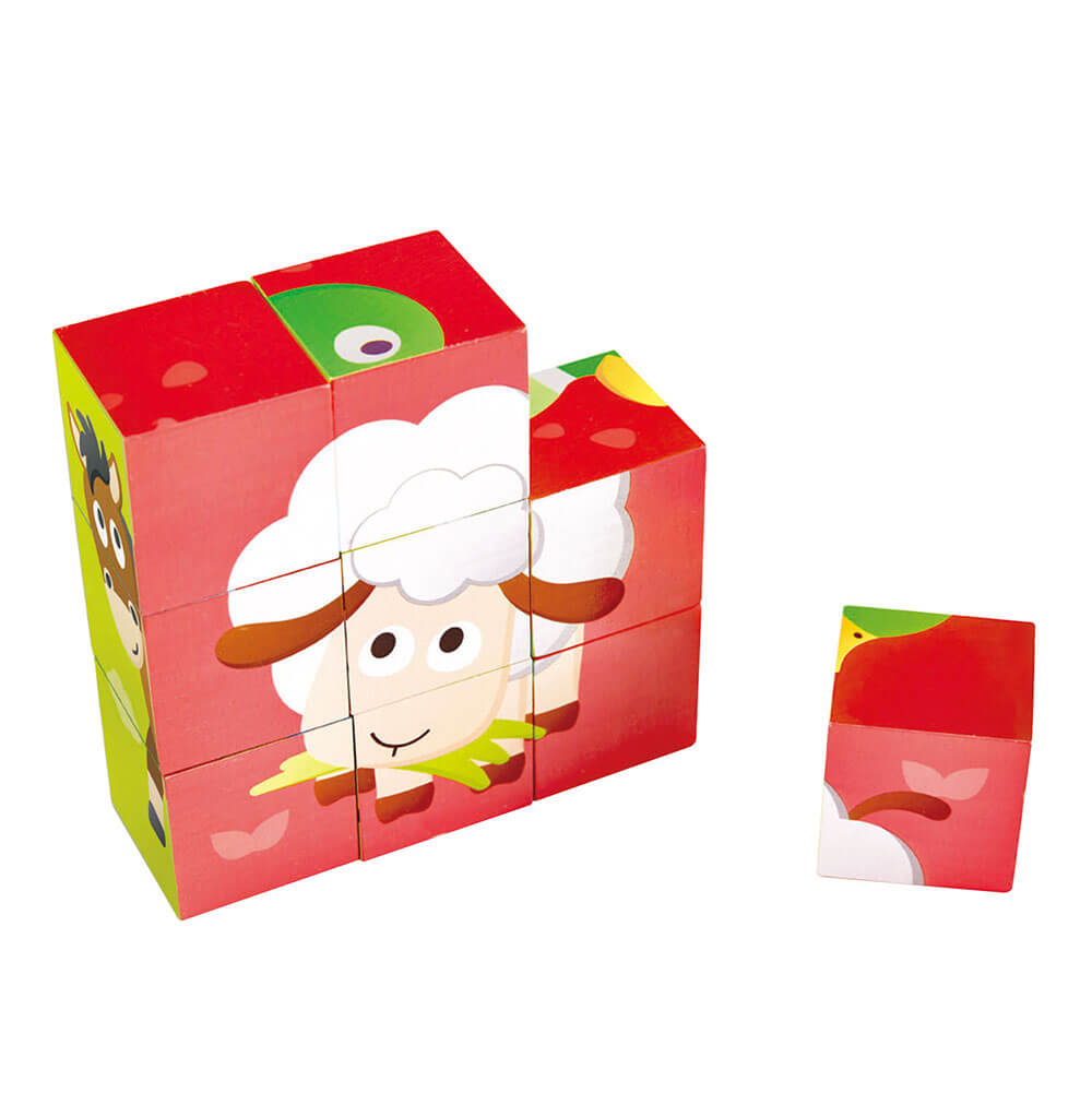 Hape Farm Animal Block Puzzle