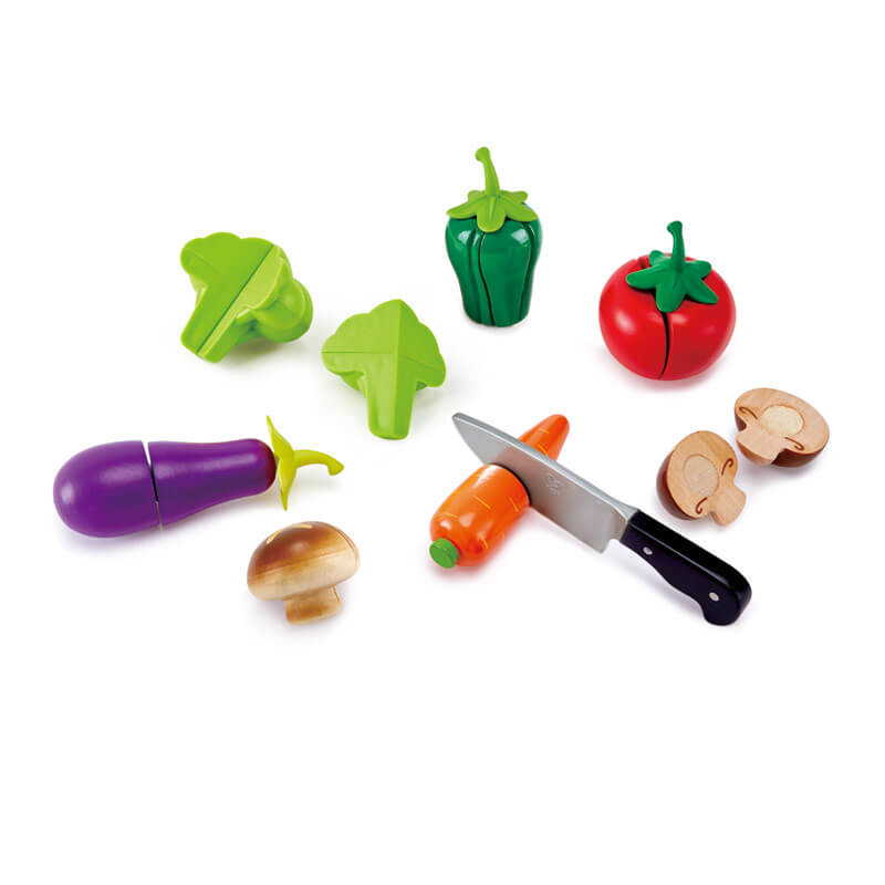 Hape Garden Vegetables Pretend Play Cutting Set