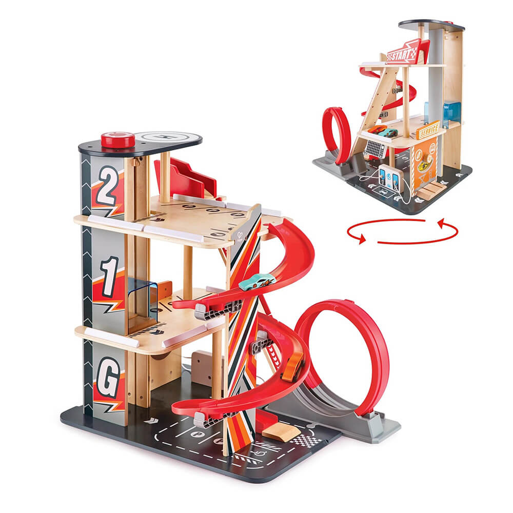 Hape Gearhead Stunt Garage