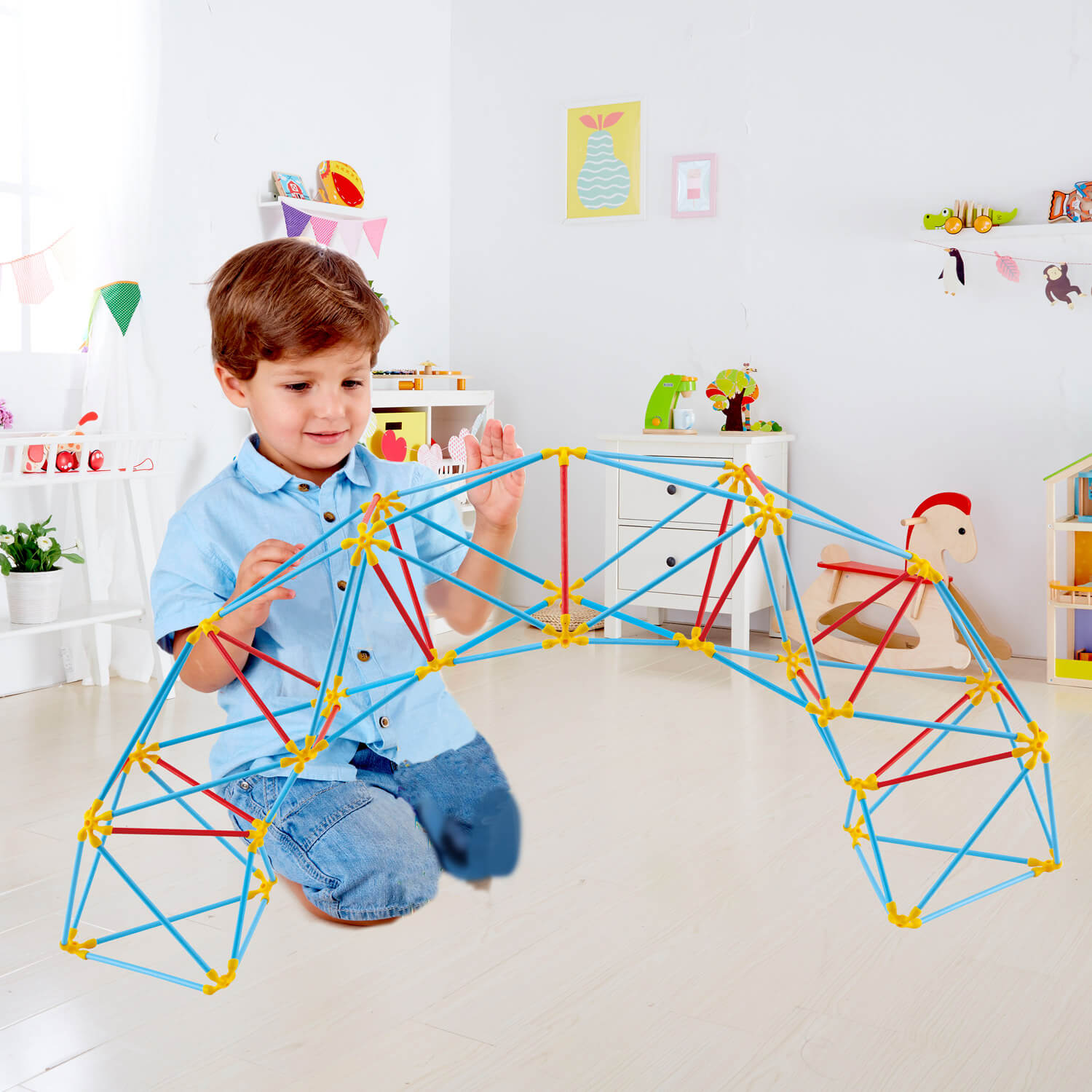 Hape Bamboo Flexistix Geodesic Structures