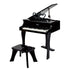 Hape Black Happy Grand Piano with Stool