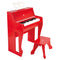 Hape Learn with Lights Red Piano w/ Stool