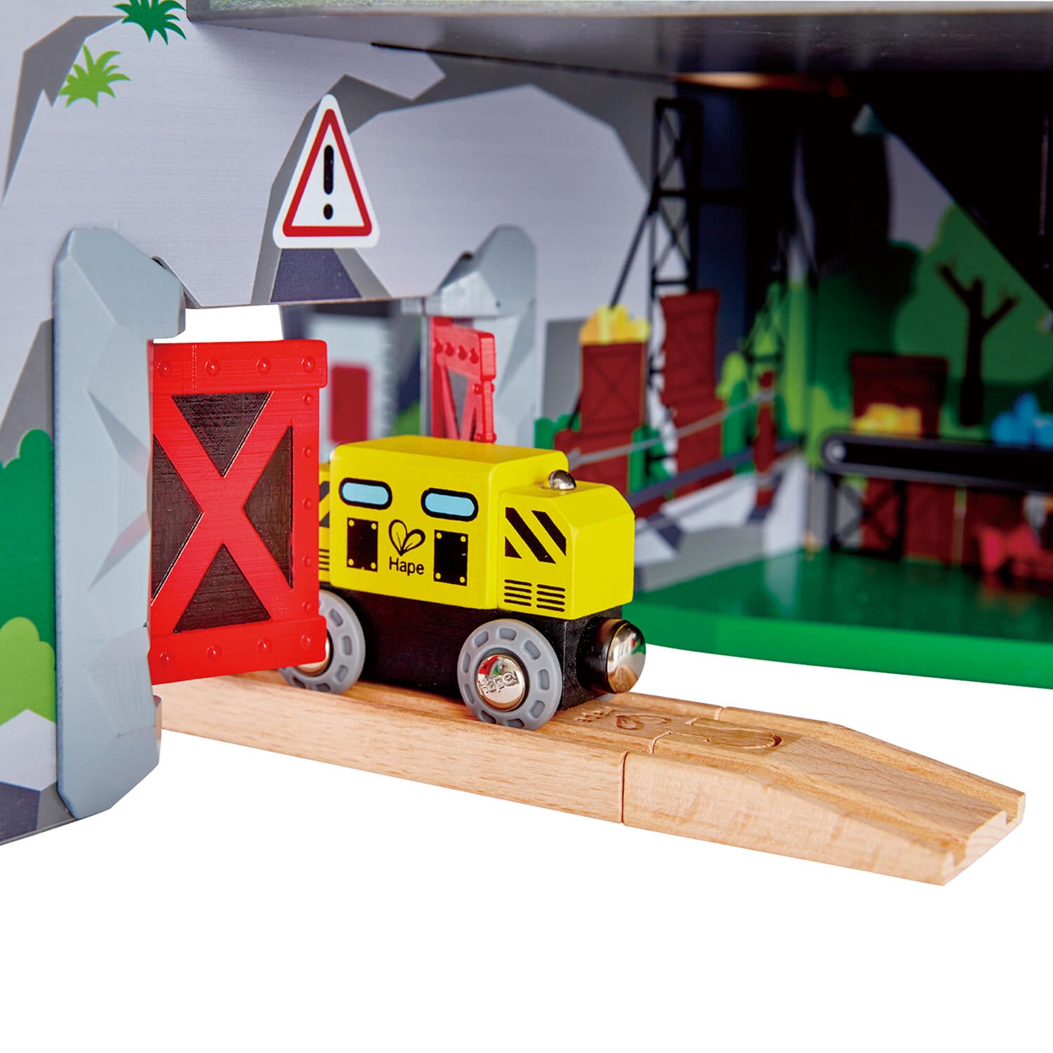 Hape Railway Mighty Mountain Mine Wooden Train Set