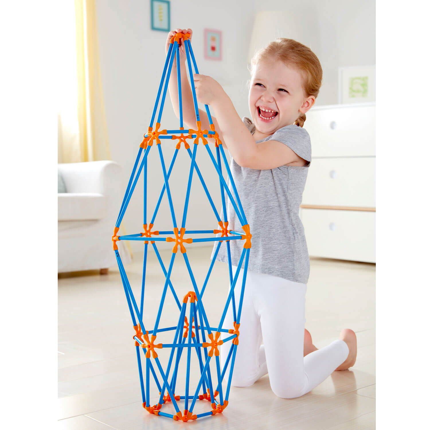 Hape Bamboo Flexistix Multi-Tower Kit Building Set