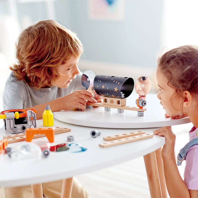 Hape Junior Inventory Optical Science Lab Building Set