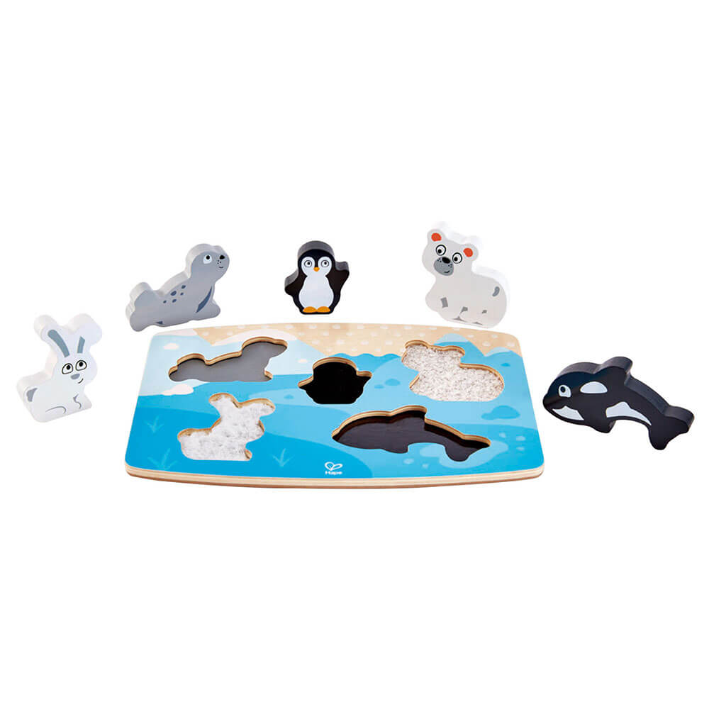 Hape Polar Animal Tactile Puzzle