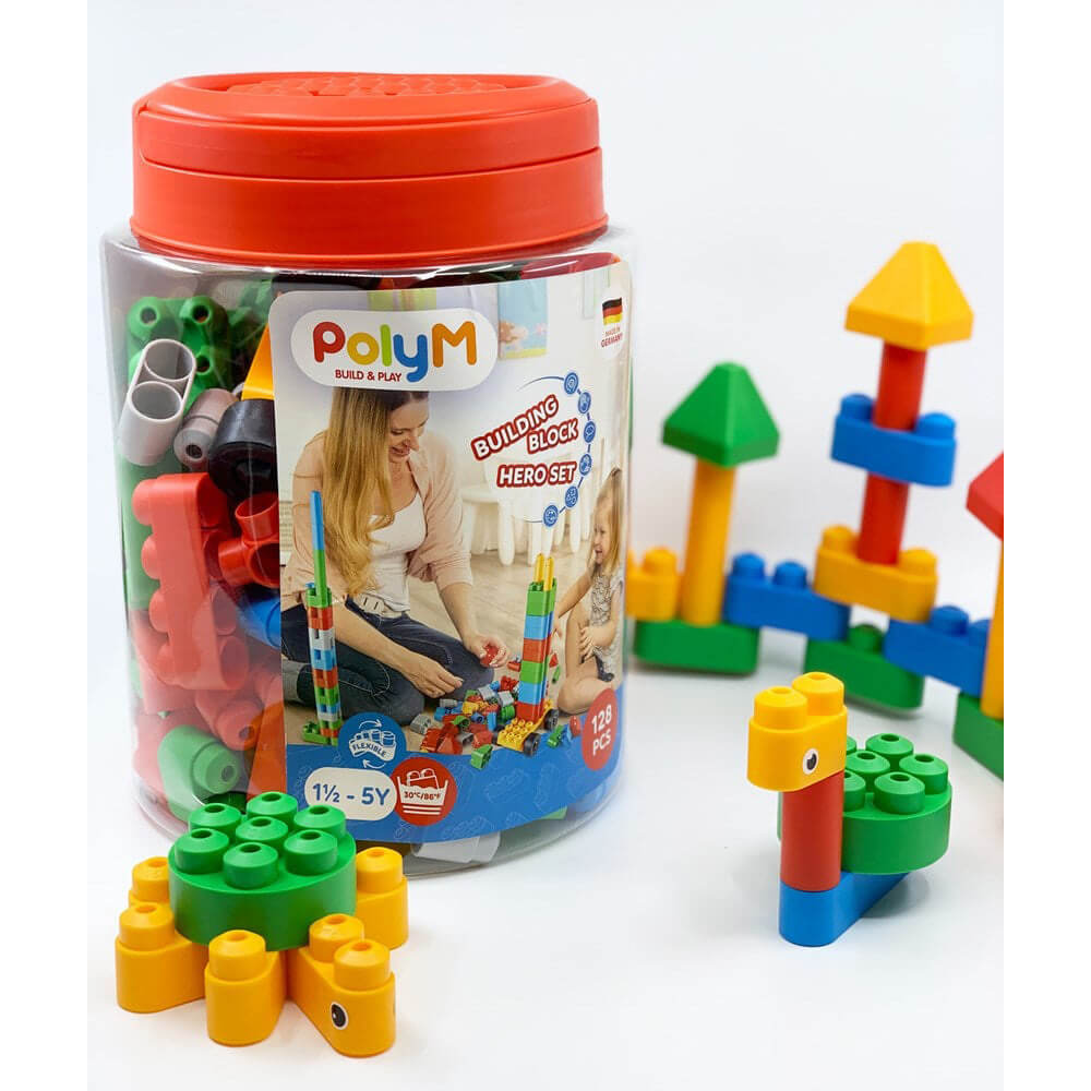 Hape PolyM Building Block Set