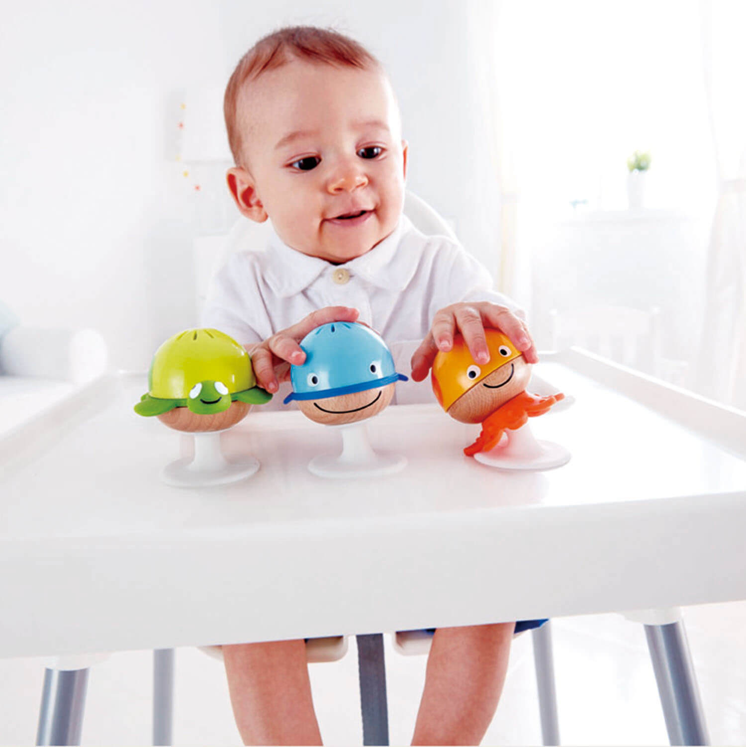 Hape Stay-put Rattle Set Baby Toy