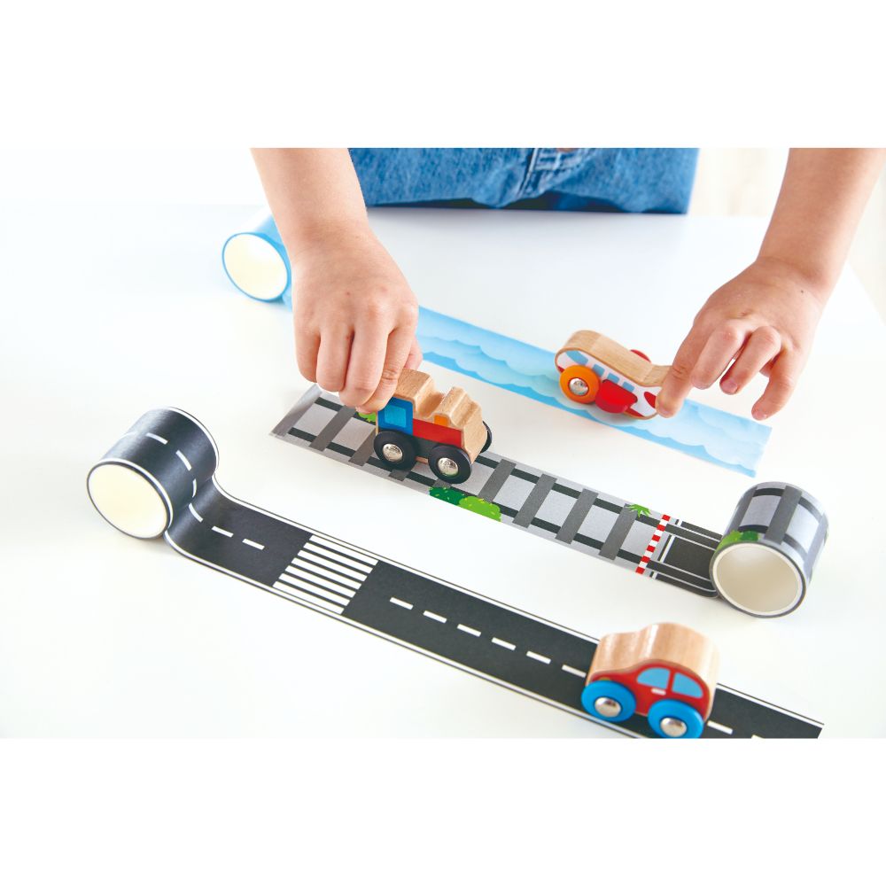 Hape Tape & Roll Car