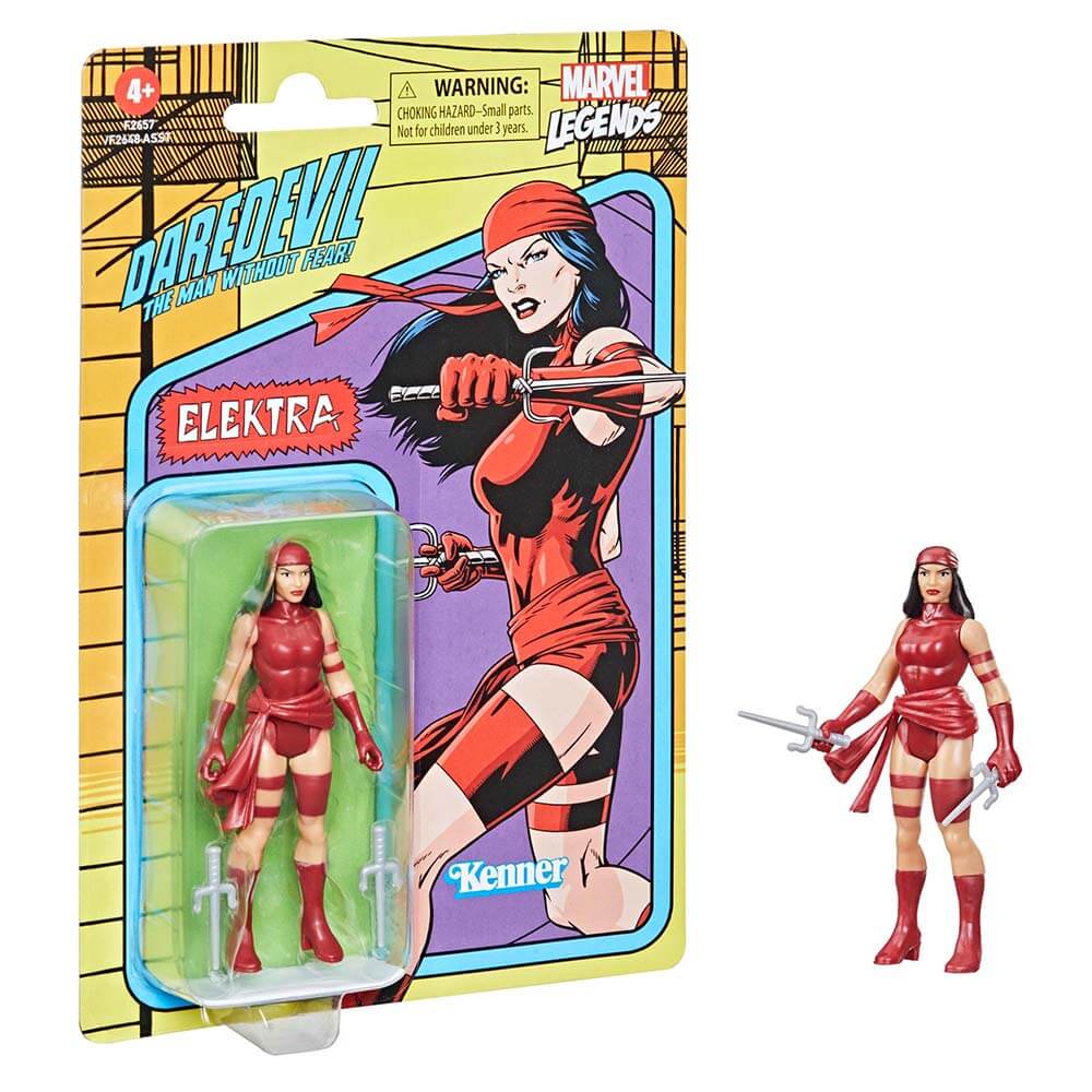 Marvel Legend Retro 375 Collection Elektra Action Figure Toy