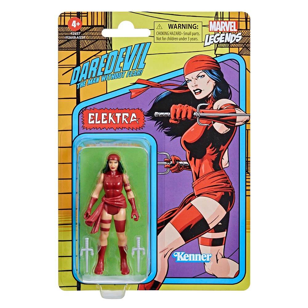 Marvel Legend Retro 375 Collection Elektra Action Figure Toy