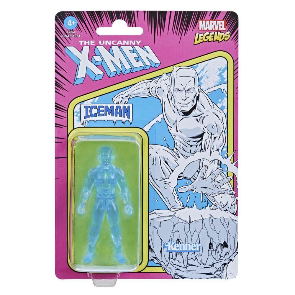 Hasbro Marvel Legends Retro 375 Collection Iceman Action Figure Toy