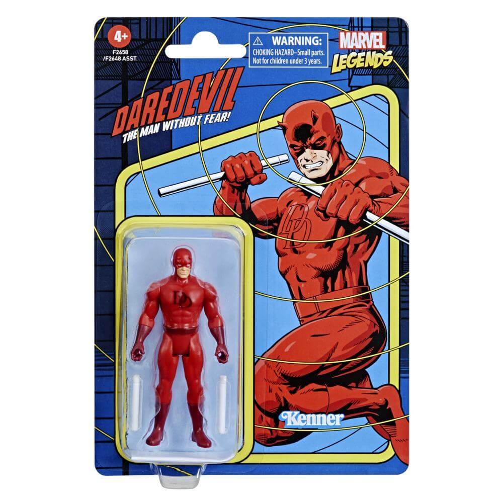 Hasbro Marvel Legends Scale Retro 375 Collection Daredevil Action Figure Toy