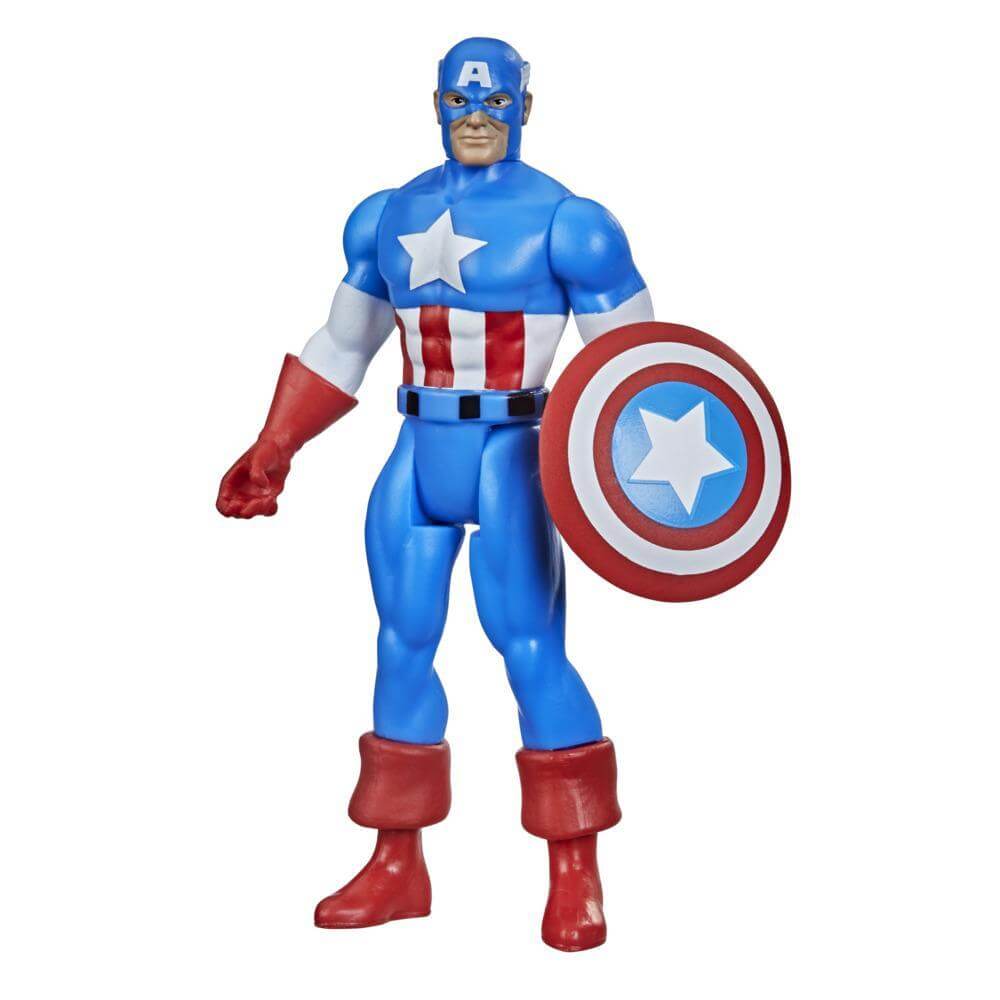 Hasbro Marvel Legends Series Retro 375 Collection Captain America Action Figure Toy