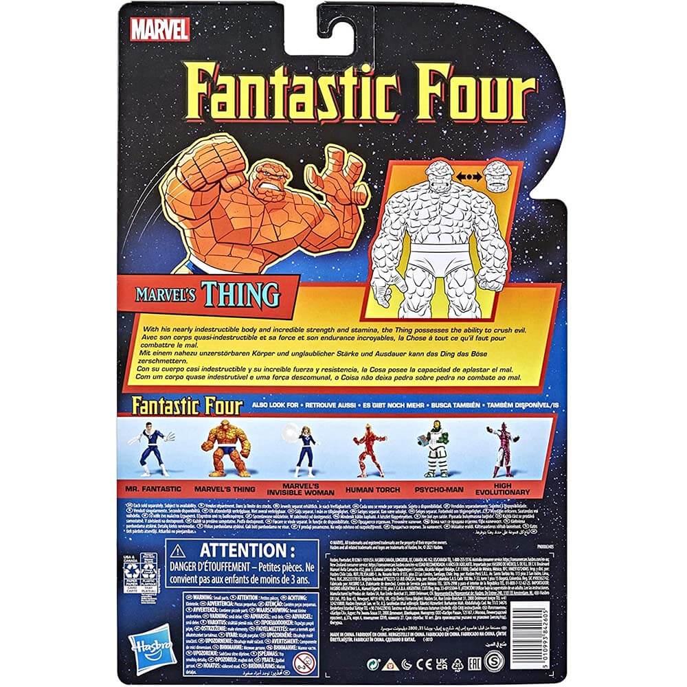 Marvel Legends Retro Fantastic Four Marvel's Thing Action Figure