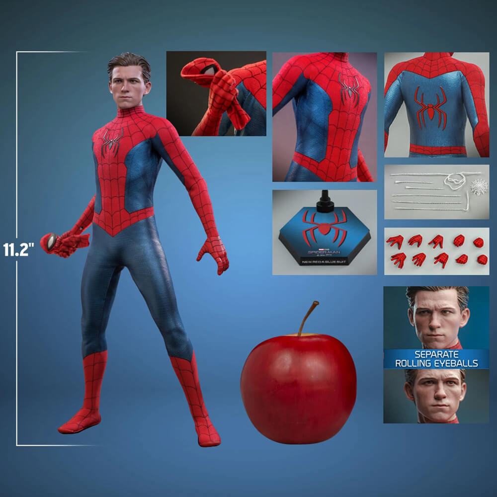 Hot Toys Spider-Man (New Red and Blue Suit) Sixth Scale Figure