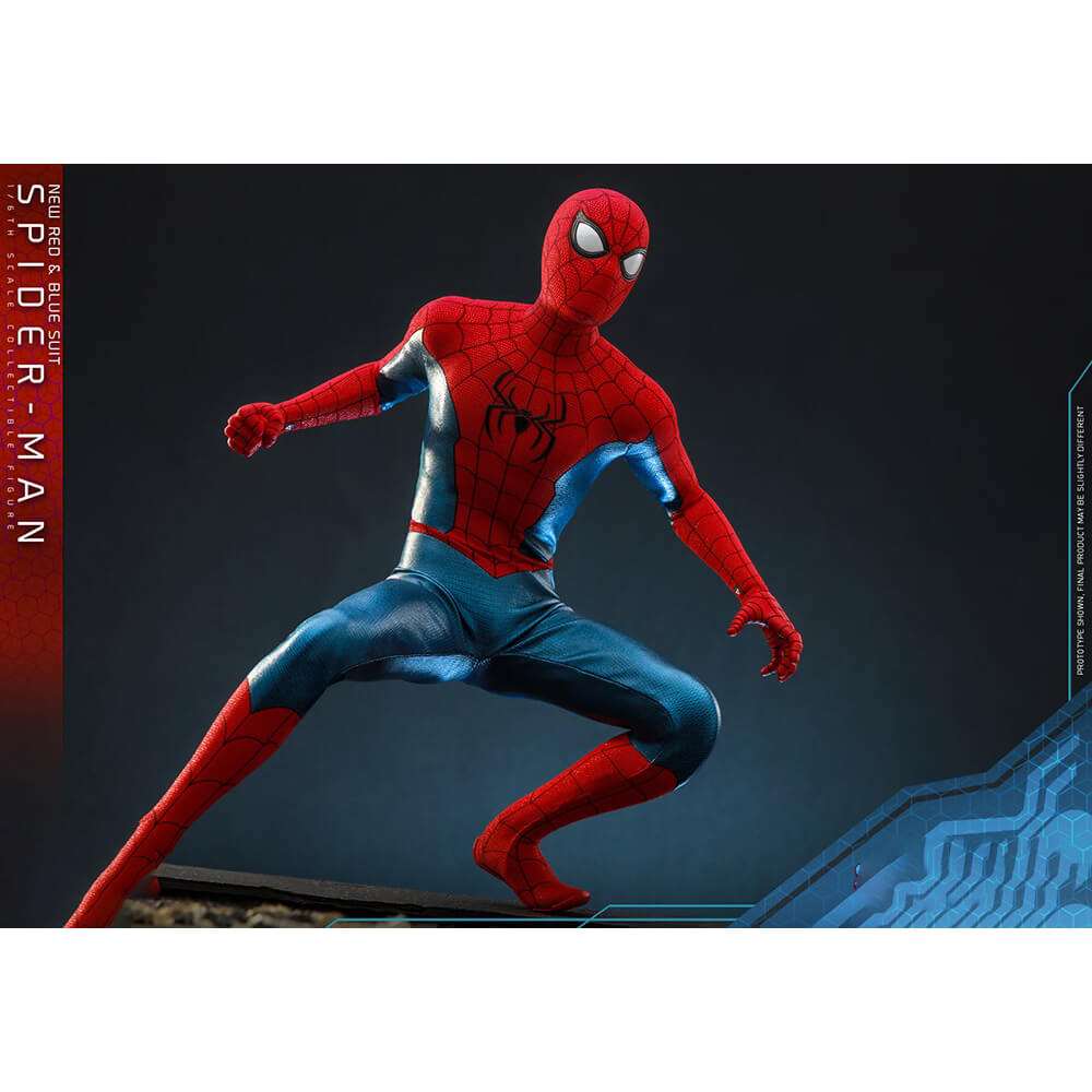 Hot Toys Spider-Man (New Red and Blue Suit) Sixth Scale Figure