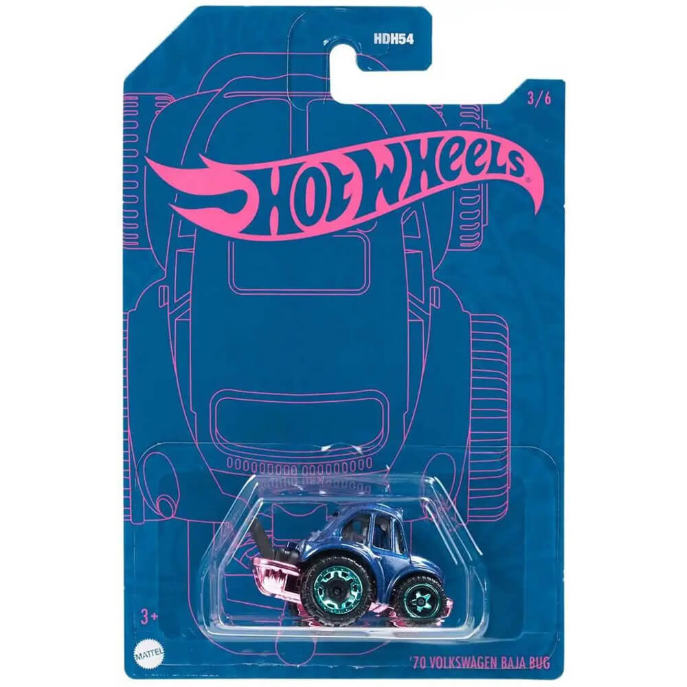 Hot Wheels 2022 Pearl and Chrome Series '70 Volkswagen Baja Bug Vehicle