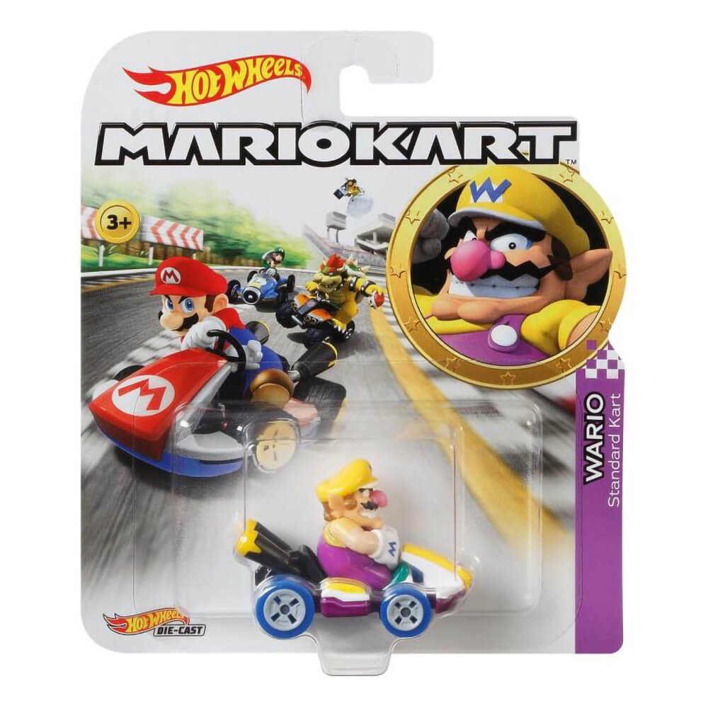 Hot Wheels Mario Kart Wario Standard Kart