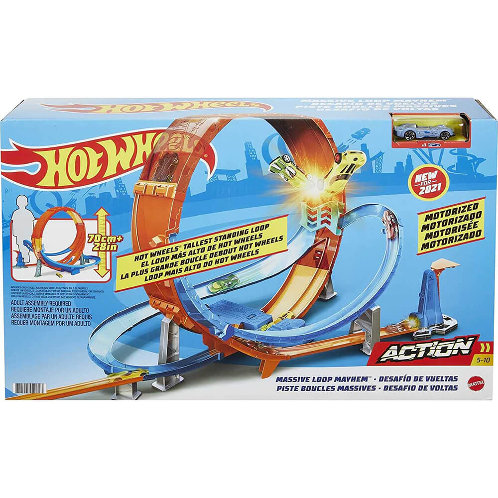 Hot Wheels Massive Loop Mayhem Track Set