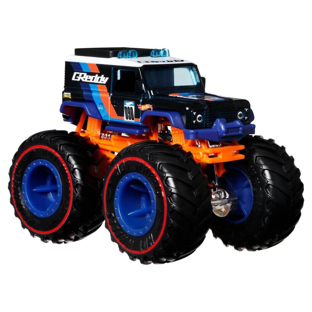 Hot Wheels Monster Trucks 1:64 Land Rover Defender 90 GReddy Vehicle