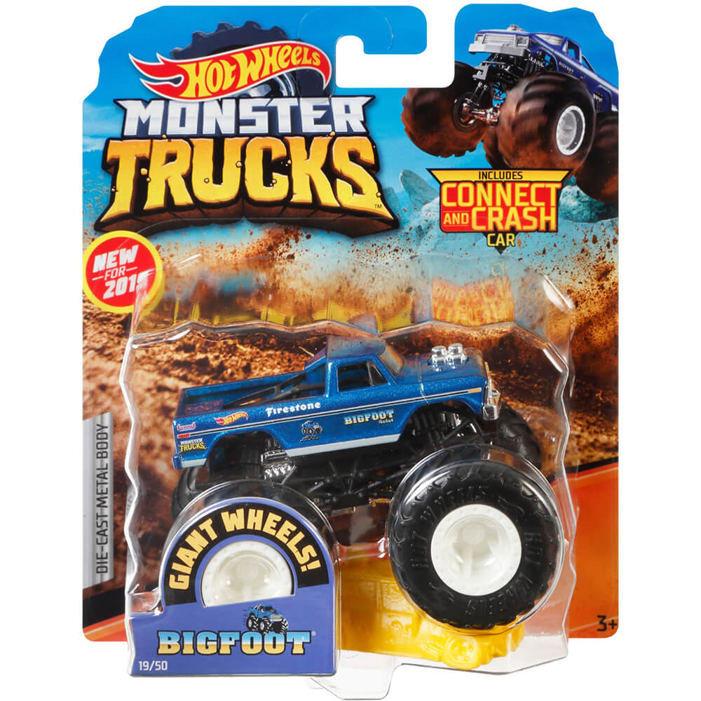 Hot Wheels Monster Trucks 1:64 Scale Collectible Die-Cast (Styles May Vary)