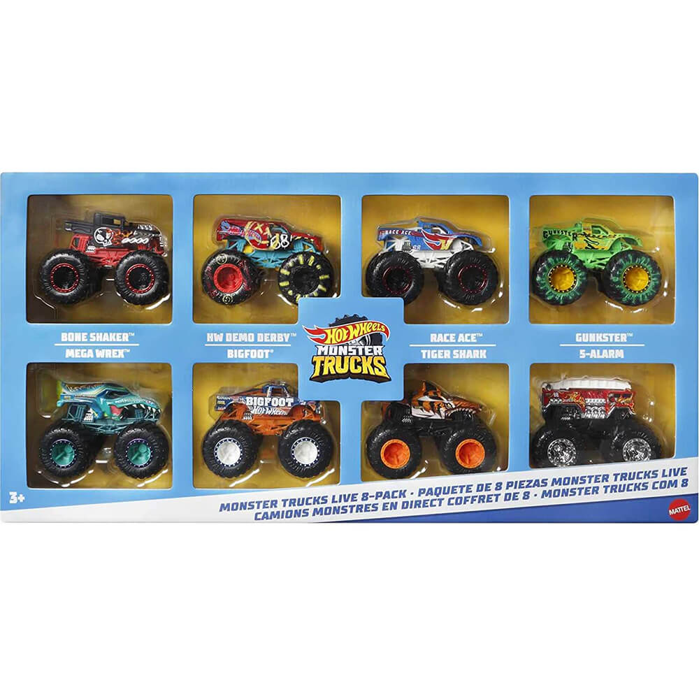 Hot Wheels Monster Trucks Live 8-Pack