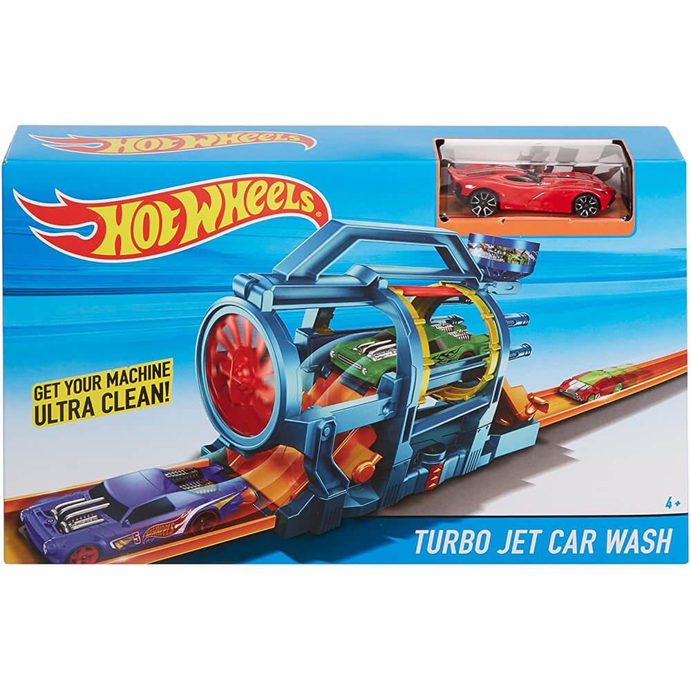 Hot Wheels Turbo Jet Car Wash Playset