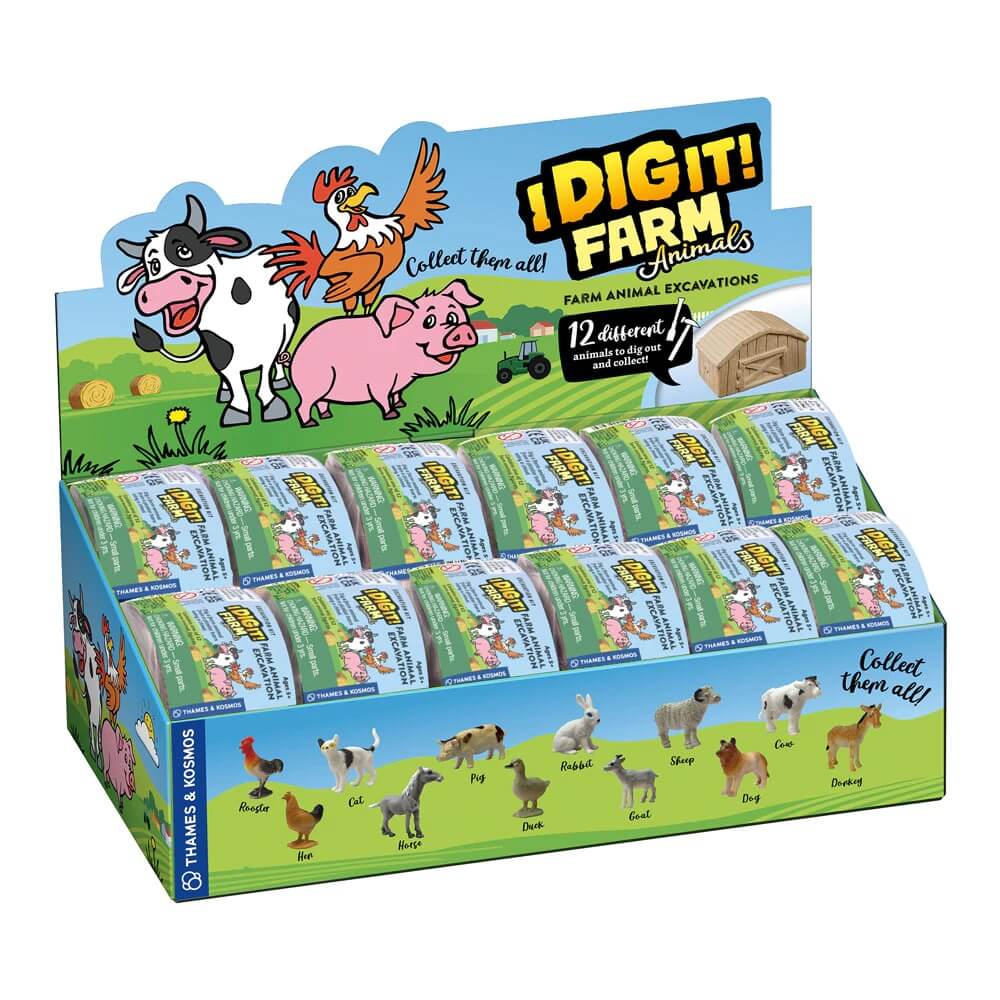 I Dig It! Farm Animals Science Set