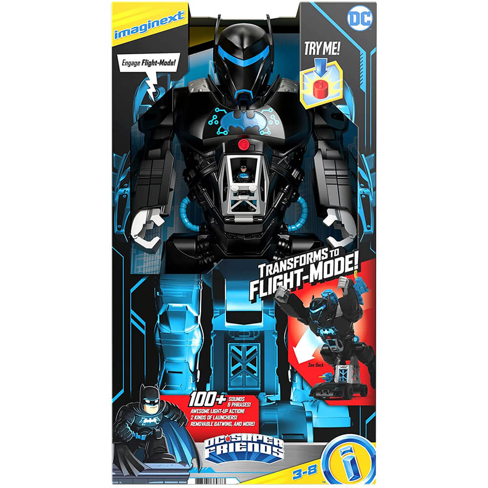 Imaginext DC Super Friends Bat-Tech BatBot Action Figure Set