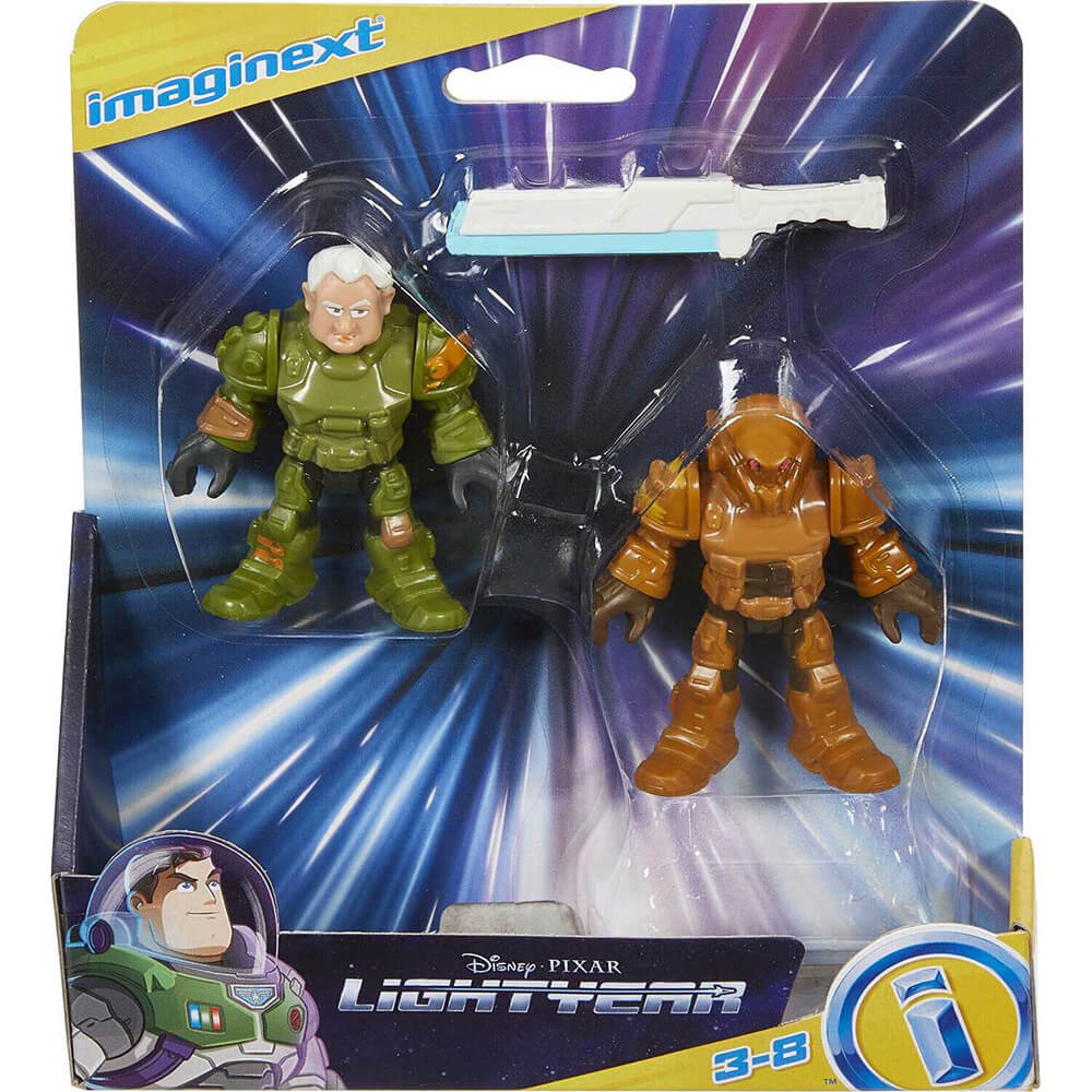 Imaginext Disney Pixar Lightyear Darby Steel & ZAP Patrol Figures