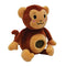 Jellyroos Bamboo Monkey Plush Jelly Belly Toy