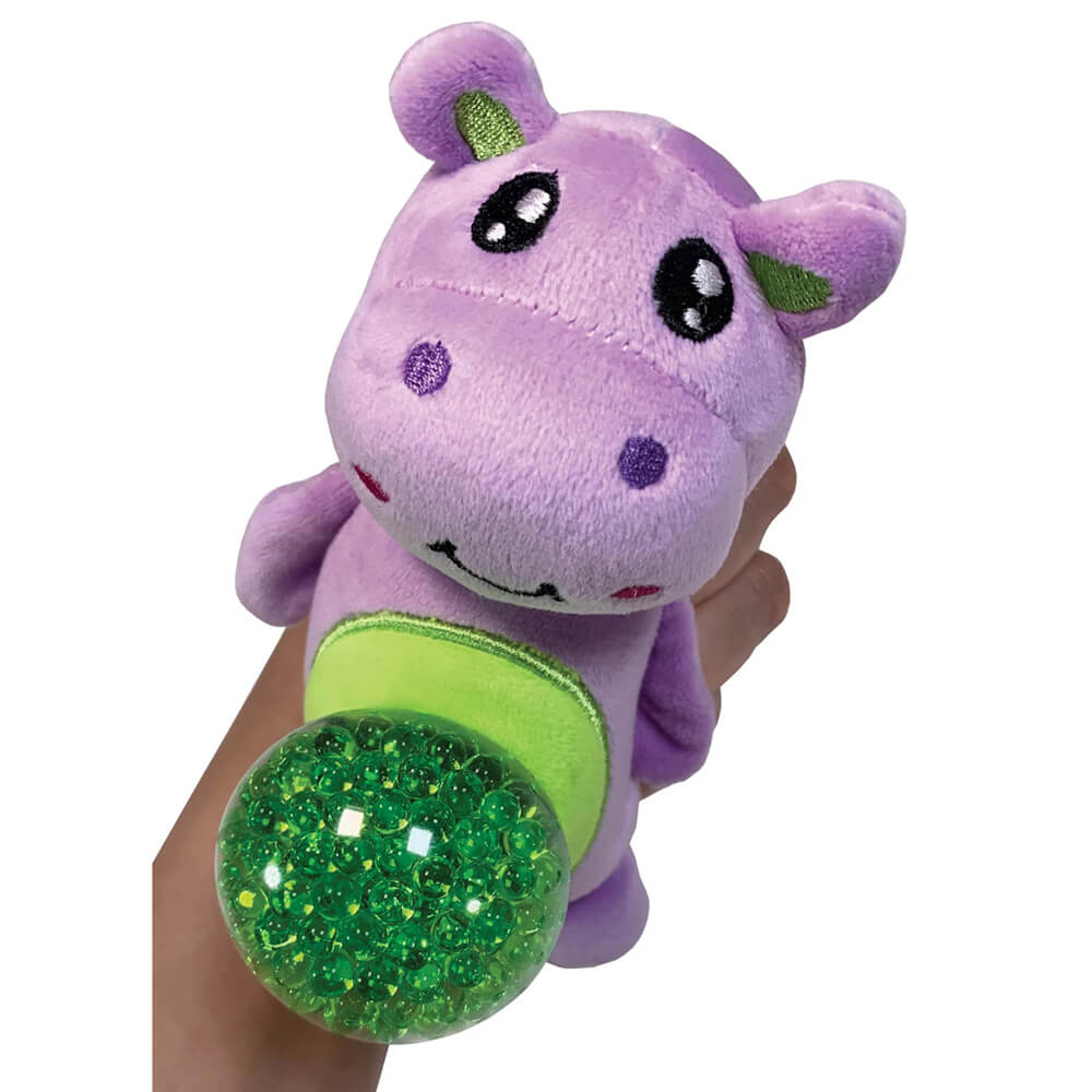 Jellyroos Huckleberry Hippo Plush Jelly Belly Toy