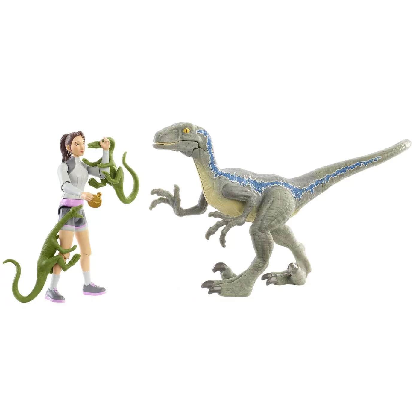 Jurassic World Camp Cretaceous Yaz and Velociraptor 