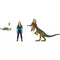 Jurassic World Dominion Claire & Dilophosaurus Dinosaur Figure Pack