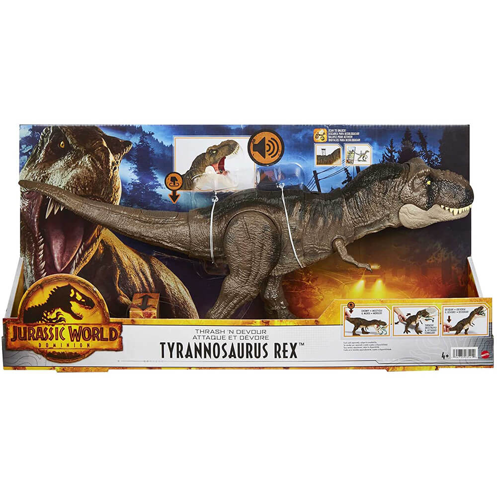 Jurassic World Dominion Thrash 'N Devour Tyrannosaurus Rex Figure