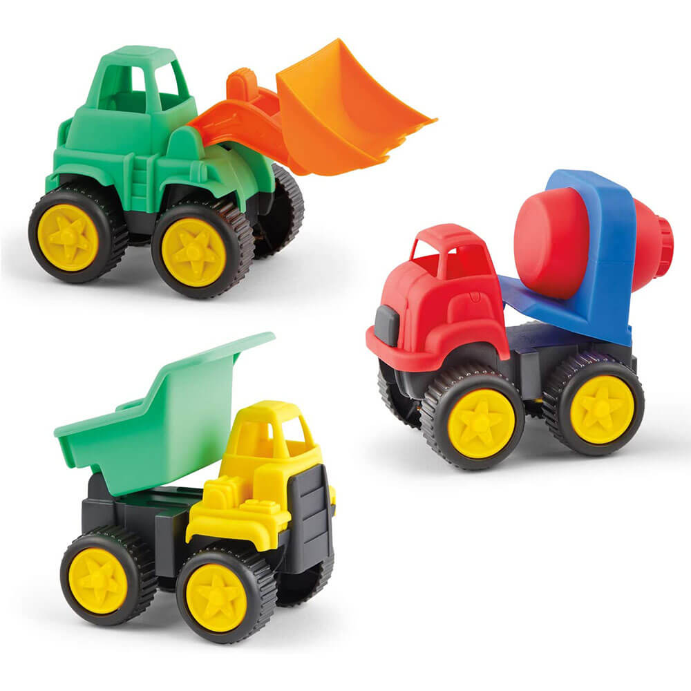 Kidoozie Little Tuffies Construction Truck Set